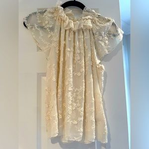 Rebecca Taylor Cream Top